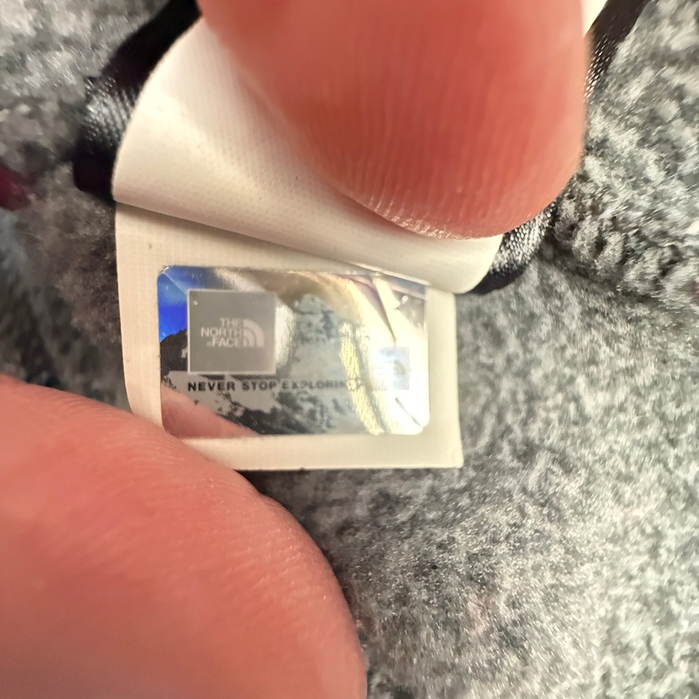 The North Face 1/4 Zip Fleece Sweater Pullover Womens Small Gray - Picture 11 of 12